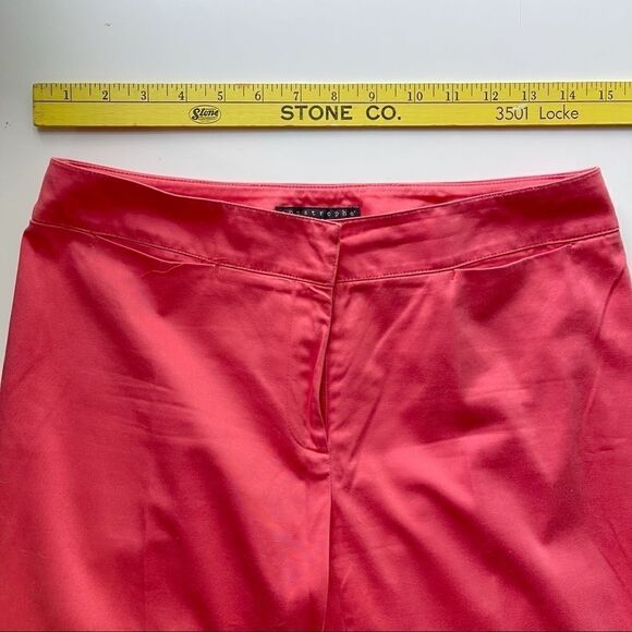 Apostrophe Stretche Coral Cropped Pants, Size 4 - Picture 8 of 11
